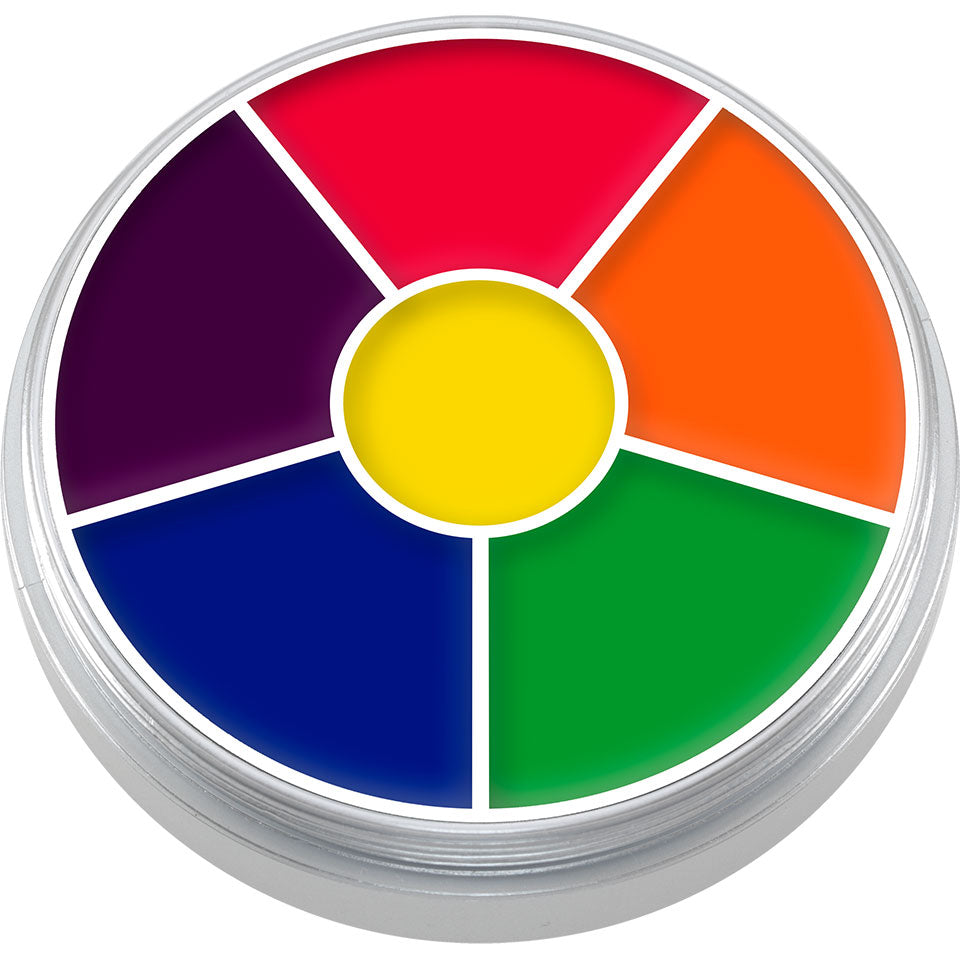 Cream Color Circle UV-Dayglow