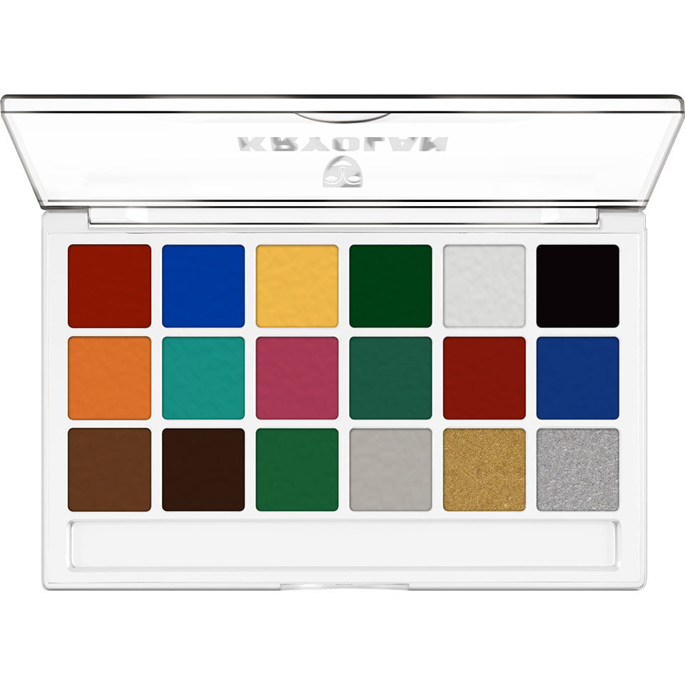 Body Illustration Make-up Color Paleta de 18 colores
