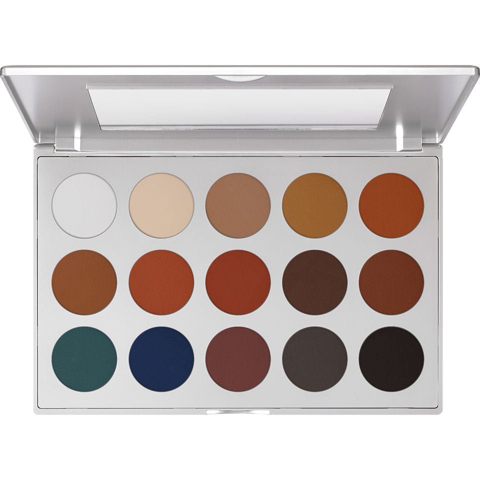 Eye Shadow Paleta con espejo (paleta de 15 sombras mate)