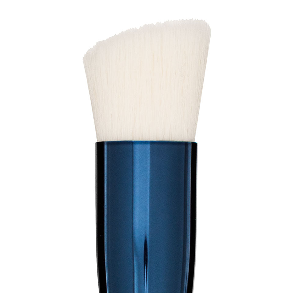 Brocha pequeña para perfeccionar la piel con forma de cúpula Blue Master