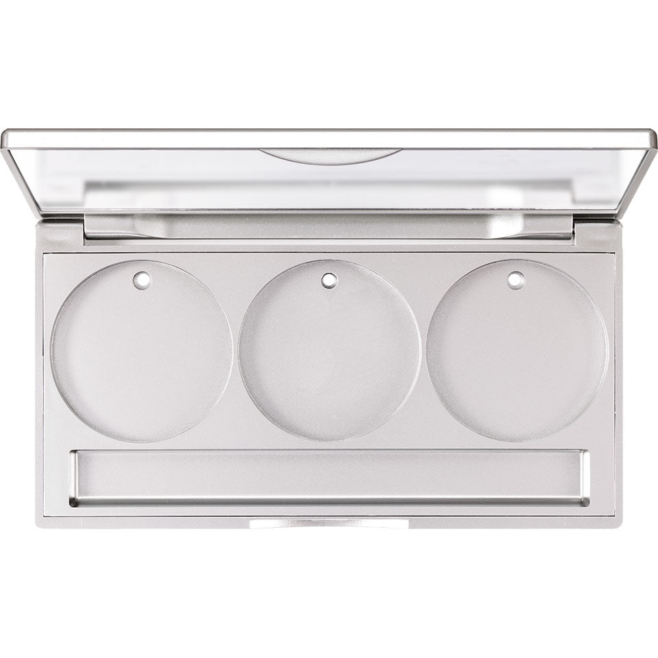 cassette eye shadow trio case (paleta vacia 3 colores)