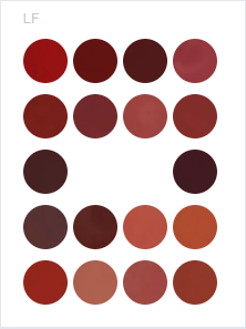 Lip Rouge Mini-Paleta de 18 colores