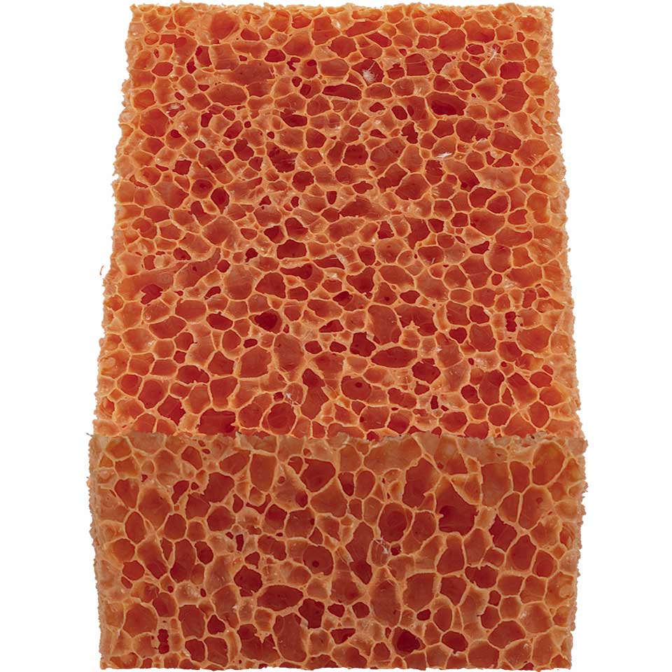Rubber pore sponge